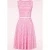 Topvintage exclusive ~ Penny gingham swing jurk in roze en wit