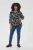 Blouse met lange mouwen Regular fit Marine Flower floral