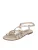 FREUDE Sandalen met riem ‘Antares’  goud