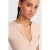 Dames Slim-fit Geribbelde Korte Blouse