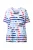 Ulla Popken Shirt  blauw / rood / zwart / wit