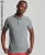 Superdry Mannen Essential Piqué Poloshirt van Biokatoen met Klassieke Pasvorm Grijs