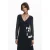 Desigual midi jurk donkerblauw