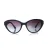 Zwarte cat-eye zonnebril
