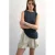 TOPSHOP straight regular waist cargo short ecru