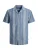 JACK&JONES – JPRBLUSUMMER LIN. BLEN DOBBY SS SHIRT SN – Heren – Overhemden