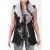 Lange damesbodywarmer van Toscana-schapenvacht-Sorocaba