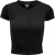 Urban Classics Dames fluwelen kort t-shirt