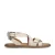 No Stress leren sandalen ecru