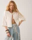 Summum Jacket Embroidery 1s1304-12470 Vest 122 Ivory