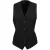 Premier Vrouwen/Dames Gevoerde Waistcoat (Zwart)