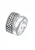 KUZZOI Ring  zwart / zilver