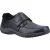 Hush Puppies Douglas Leren Heren Zwarte Moccasins Schoenen