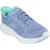 Skechers Go Walk Now Khloe Textiel Damestrainers Blauw/Groen