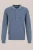 WE Fashion – Heren regular fit polo met structuur – Regular fit – IJsblauw – Katoen –