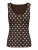 Only Onllone Aop 2-way S/l Top Jrs Tops En Singlets Seal Brown
