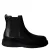Calvin Klein leren chelsea boots met profielzool – zwart