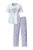 Ulla Popken Pyjama  blauw / lichtblauw