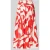 MORE & MORE Regular fit midirok met florale all-over print
