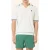 FILA Orentano Regular Johnny Collar Knitted Polo Shirt Egret