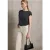 Street One Studio Dames Shirt met rimpels in Grijs