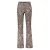gardeur flared broek met print – taupe