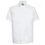 Russell Collection Heren Oxford Easy-Care overhemd met korte mouwen (Wit)