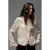 Mango gebloemde jacquard blouse – ecru