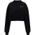 Off White Dames/Dames Voor Alle Boeken Cropped Sweatshirt (Zwart)