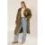 Trendyol Curve Dames Kaki Effen Oversized Grote maten Trenchcoats