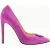 Marcell von Berlin Logo Buckle Velvet Pumps Pink