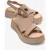 Vien Leren Plateau Sandaal (Dames)