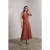 Mouwloze A-Line Midi-jurk