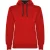 Roly Dames/Dames Urban Hooded Polycotton Sweatshirt (Rood/zwart)