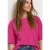 Sweatshirt met korte mouwen en ronde hals