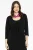 YOEK bolero DOLCE van travelstof zwart