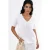 V-hals Effen Gebreid T-shirt