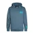 Petrol Industries hoodie met backprint – blauw
