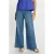 Morgan high wide leg jeans met ceintuur – mediumblauw
