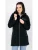 deproc Fleece jas ‘GLORY APRIL’  zwart