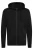 !Solid Sweatvest ‘BENE ZIP’  zwart