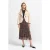 Rich & Royal Printed Tulle Skirt Caffee Latte
