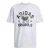 ADIDAS ORIGINALS Shirt ‘Trefoil Series’  geel / lichtgrijs / donkergroen / zwart