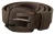 Costume National Bruin Leren Logo Gesp Tailleband