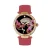 Bertha Camilla Parelmoer horloge met leren band