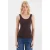 Cup of Joe Denim mouwloze top – donkerbruin