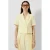 QS cropped blazer lichtgeel