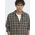 ONLY & SONS relaxed fit geruit overshirt – grijs