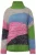 LAURASØN Trui  lichtblauw / grijs gemêleerd / groen / pink