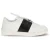 Valentino Garavani Witte Kalfslederen Bos Taurus Lage Sneakers